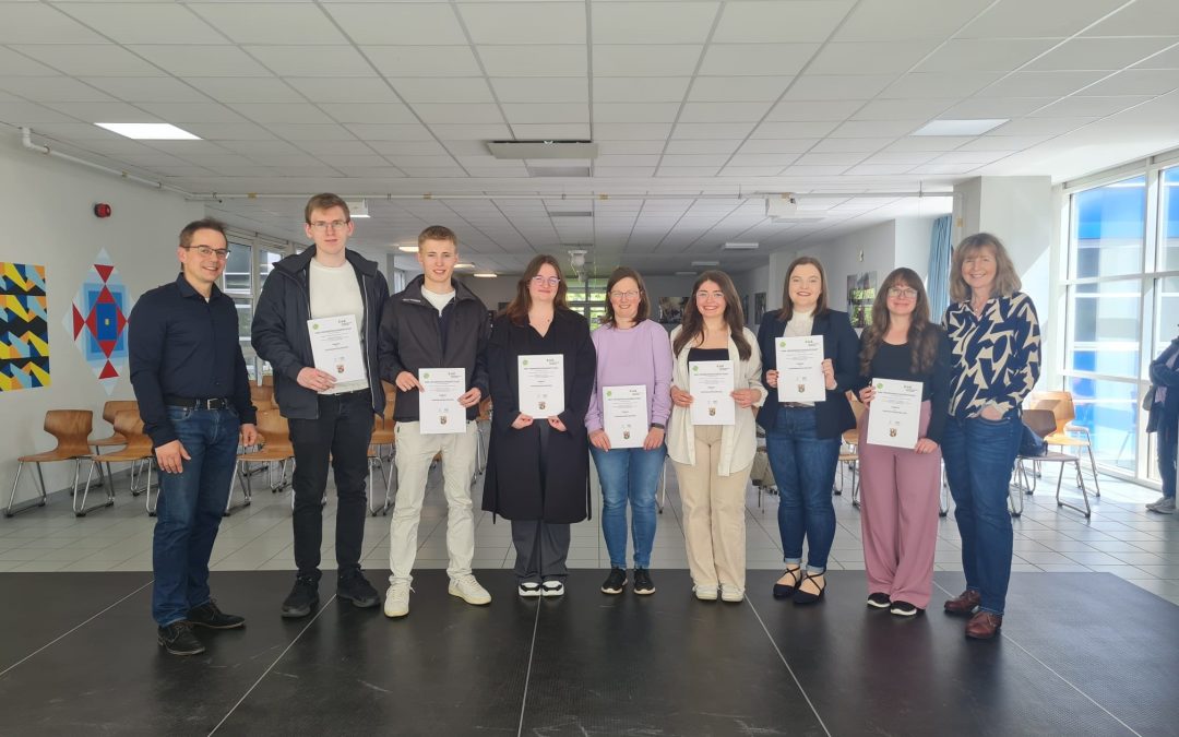 Verleihung Englisch-Fremdsprachenzertifikate