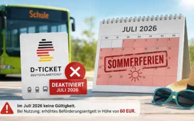 Deaktivierung der Deutschlandtickets im Juli 2026