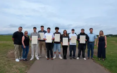 Freisprechungsfeier der Maler- und Lackiererinnen und Maler am Flugplatz Idar-Oberstein