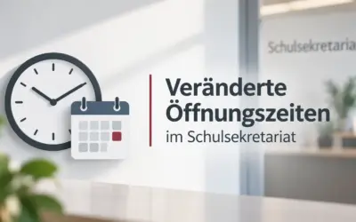 Veränderte Öffnungszeiten des Schulsekretariates